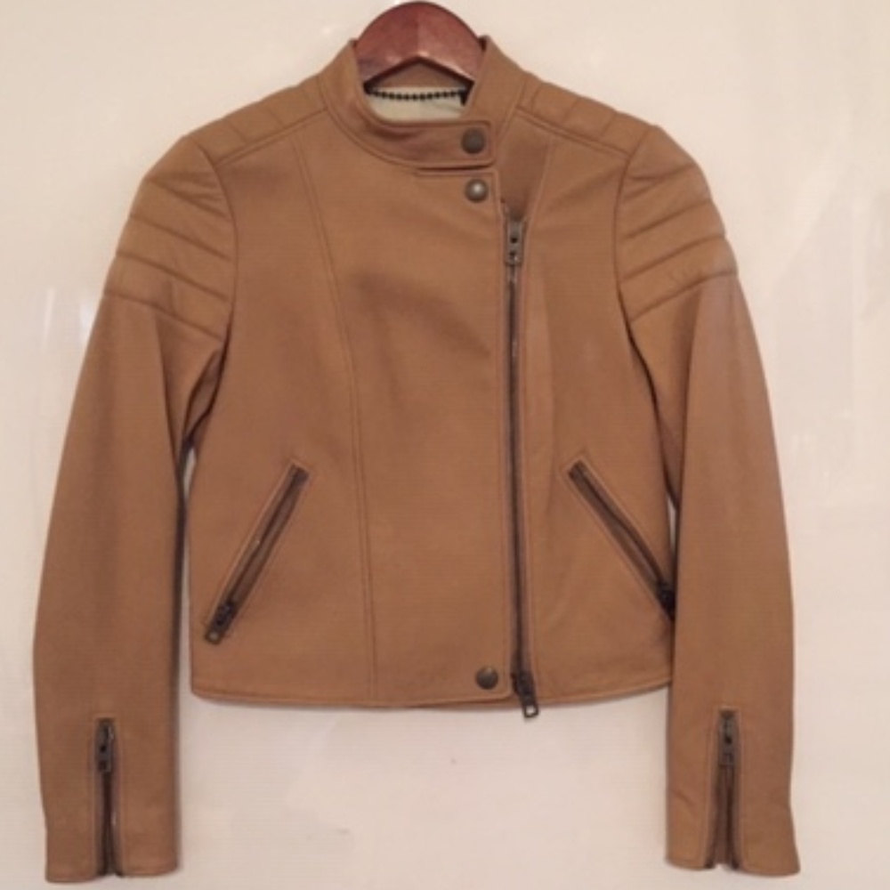 New Coach Motorcycle Leather Jacket